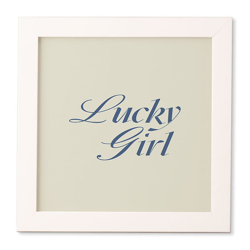 les muses lucky girl Framed Wall Art