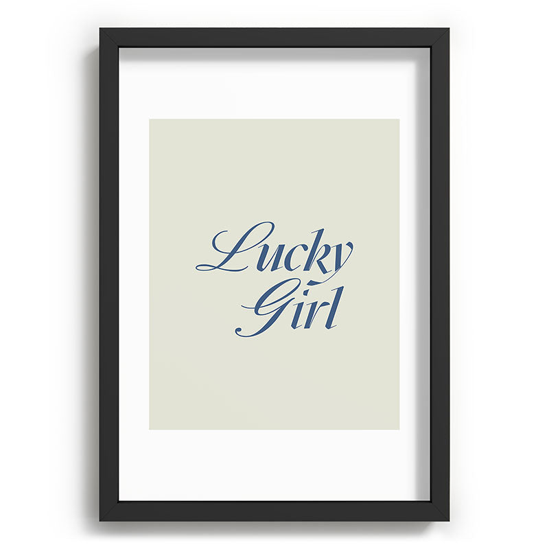 les muses lucky girl Recessed Framing Rectangle