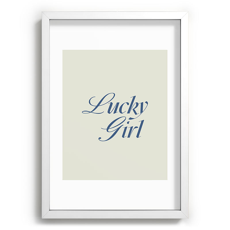 les muses lucky girl Recessed Framing Rectangle