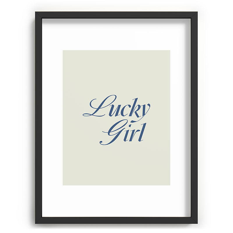 les muses lucky girl Recessed Framing Rectangle