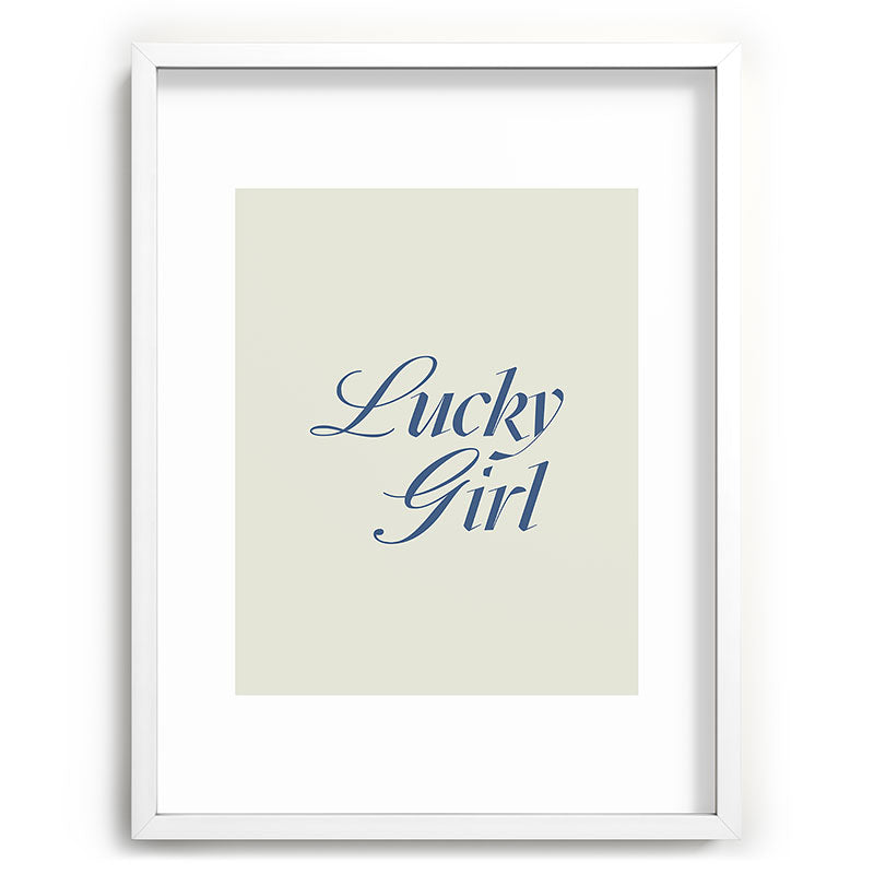 les muses lucky girl Recessed Framing Rectangle