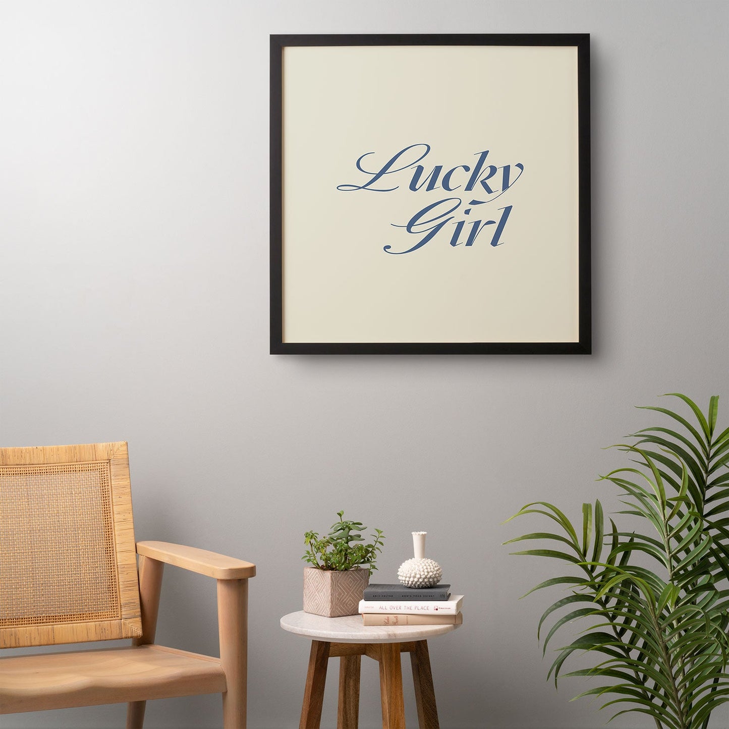 les muses lucky girl Framed Wall Art