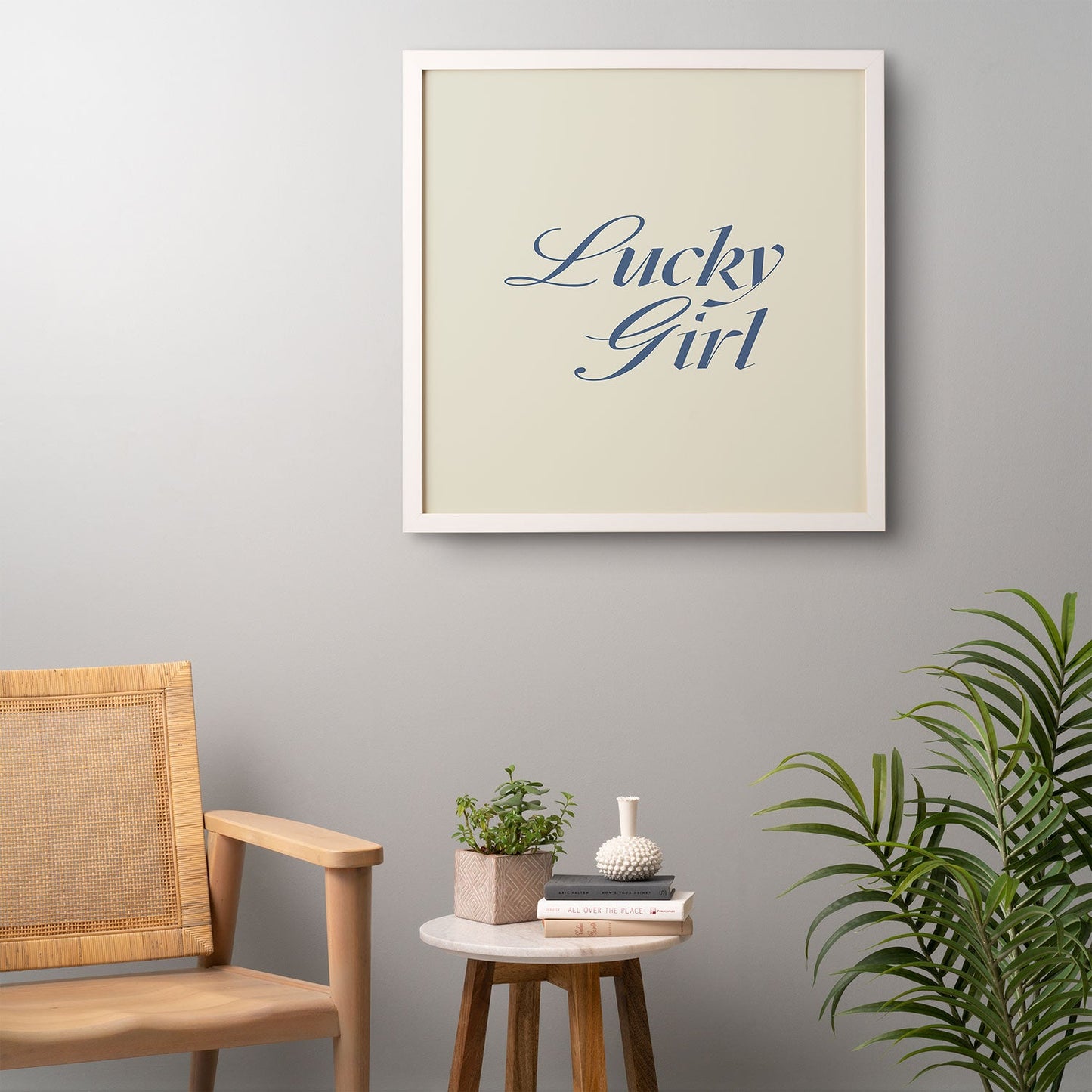 les muses lucky girl Framed Wall Art