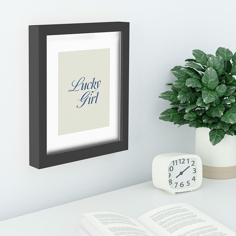 les muses lucky girl Recessed Framing Rectangle