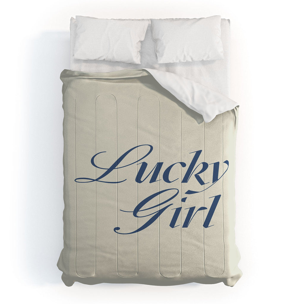 les muses lucky girl Comforter