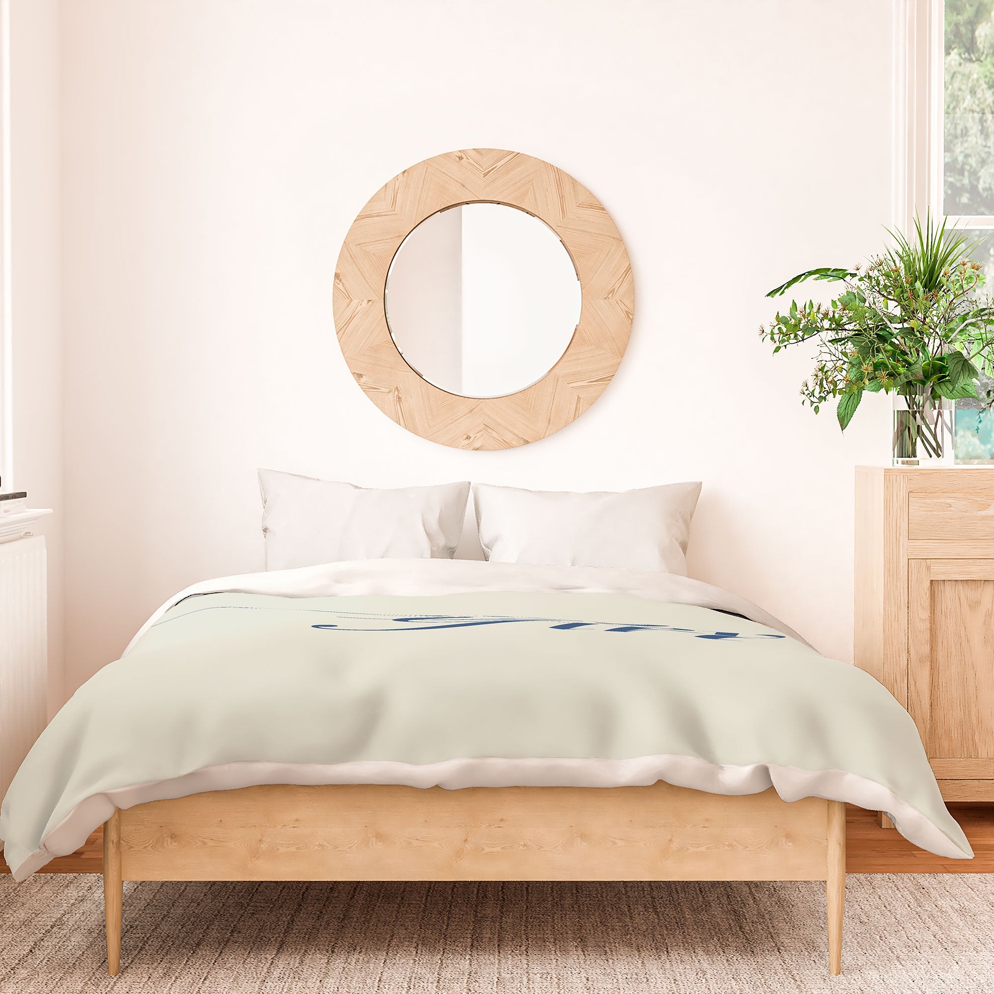 les muses lucky girl Duvet Cover