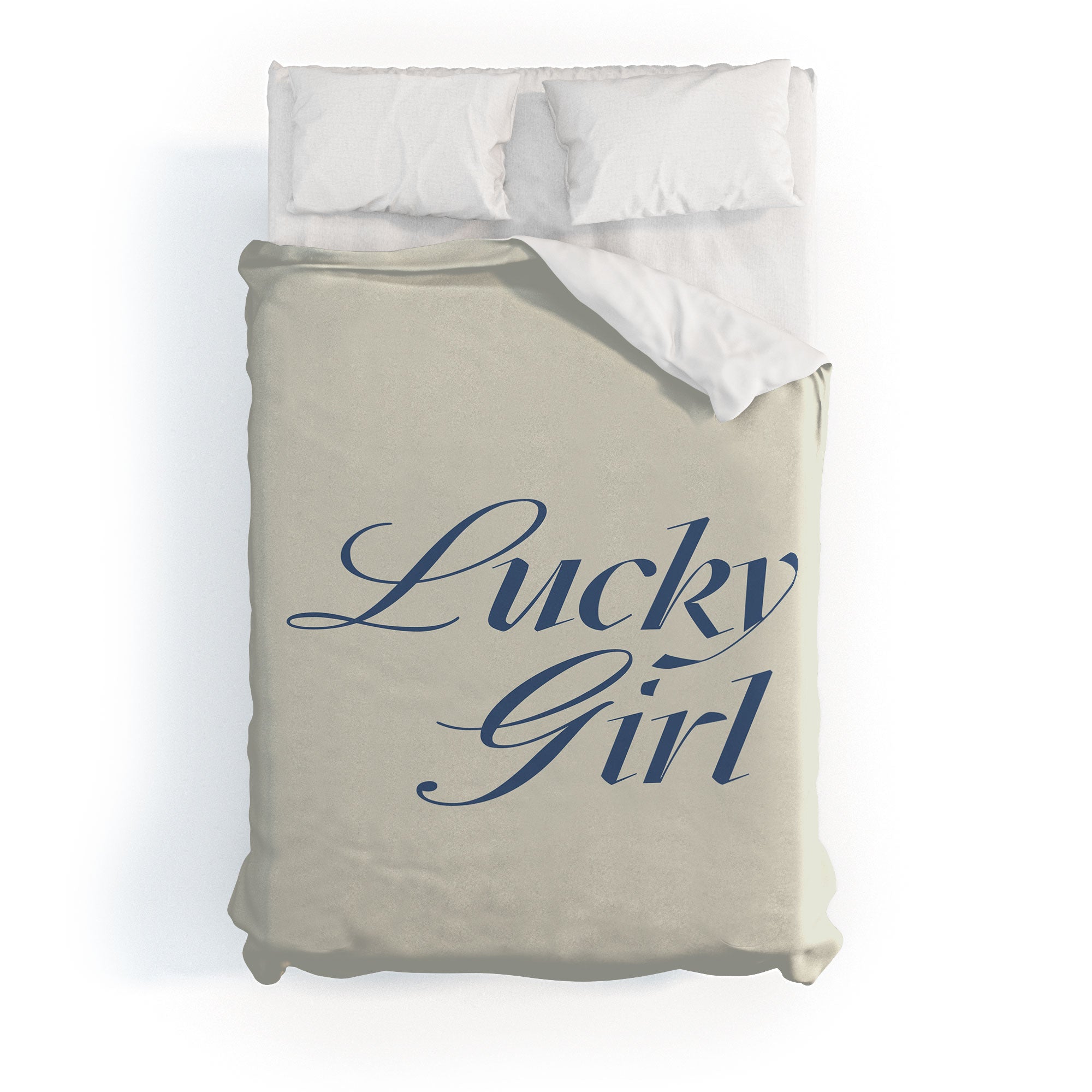 les muses lucky girl Duvet Cover