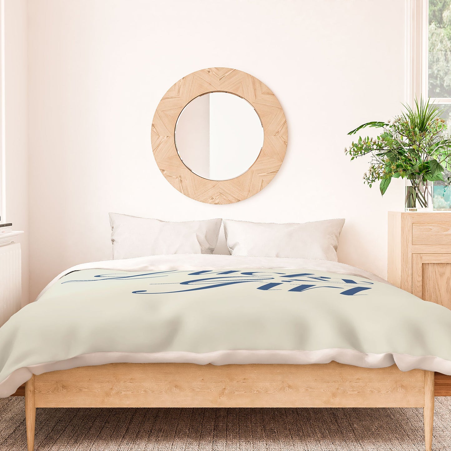 les muses lucky girl Duvet Cover