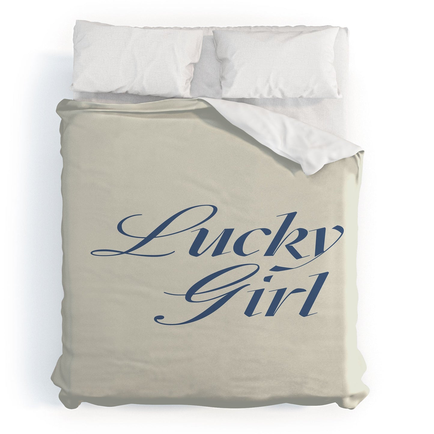 les muses lucky girl Duvet Cover