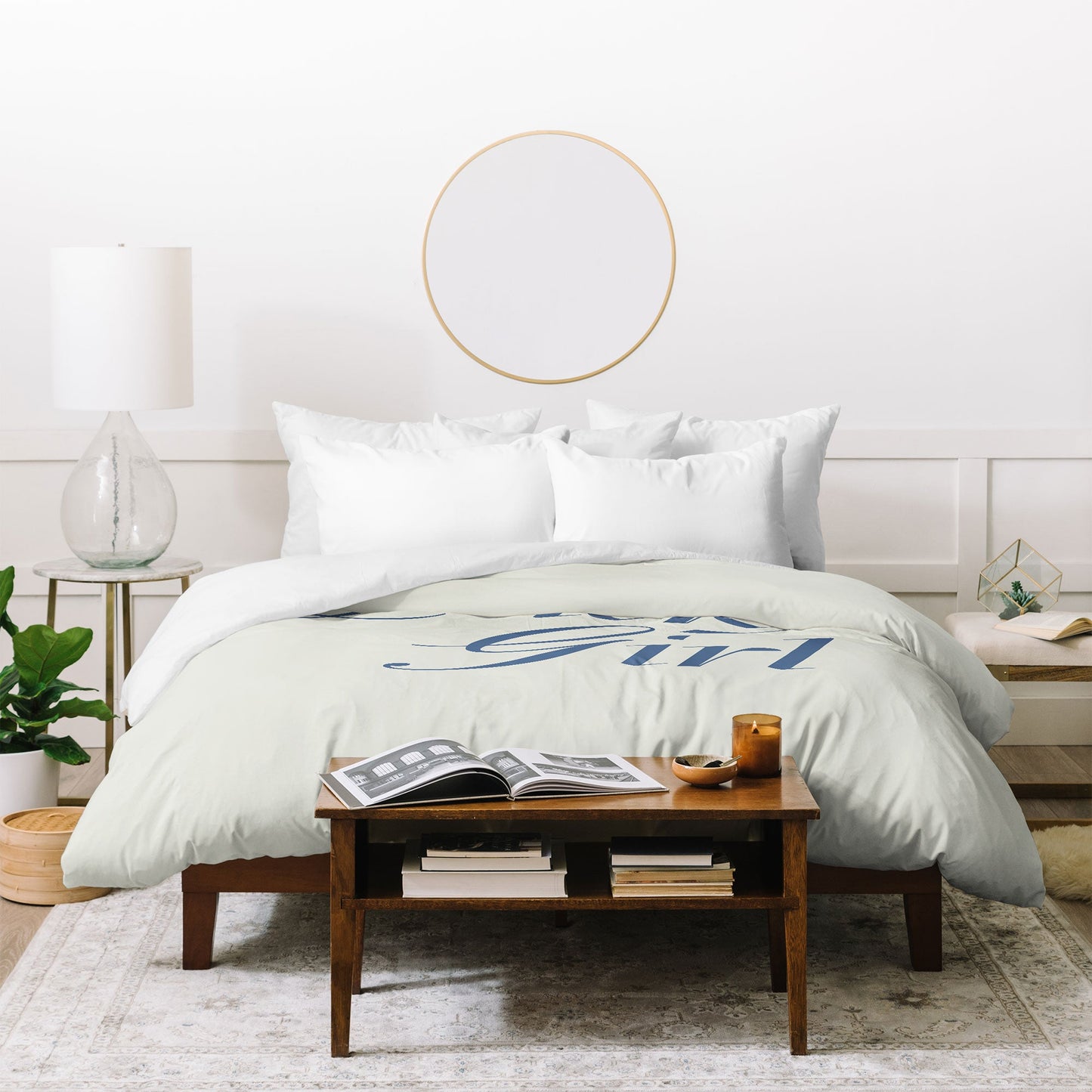 les muses lucky girl Duvet Cover