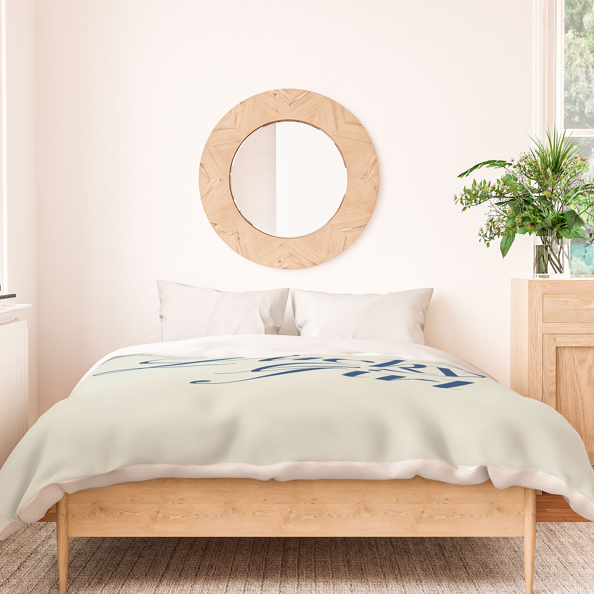 les muses lucky girl Duvet Cover