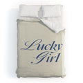 les muses lucky girl Duvet Cover