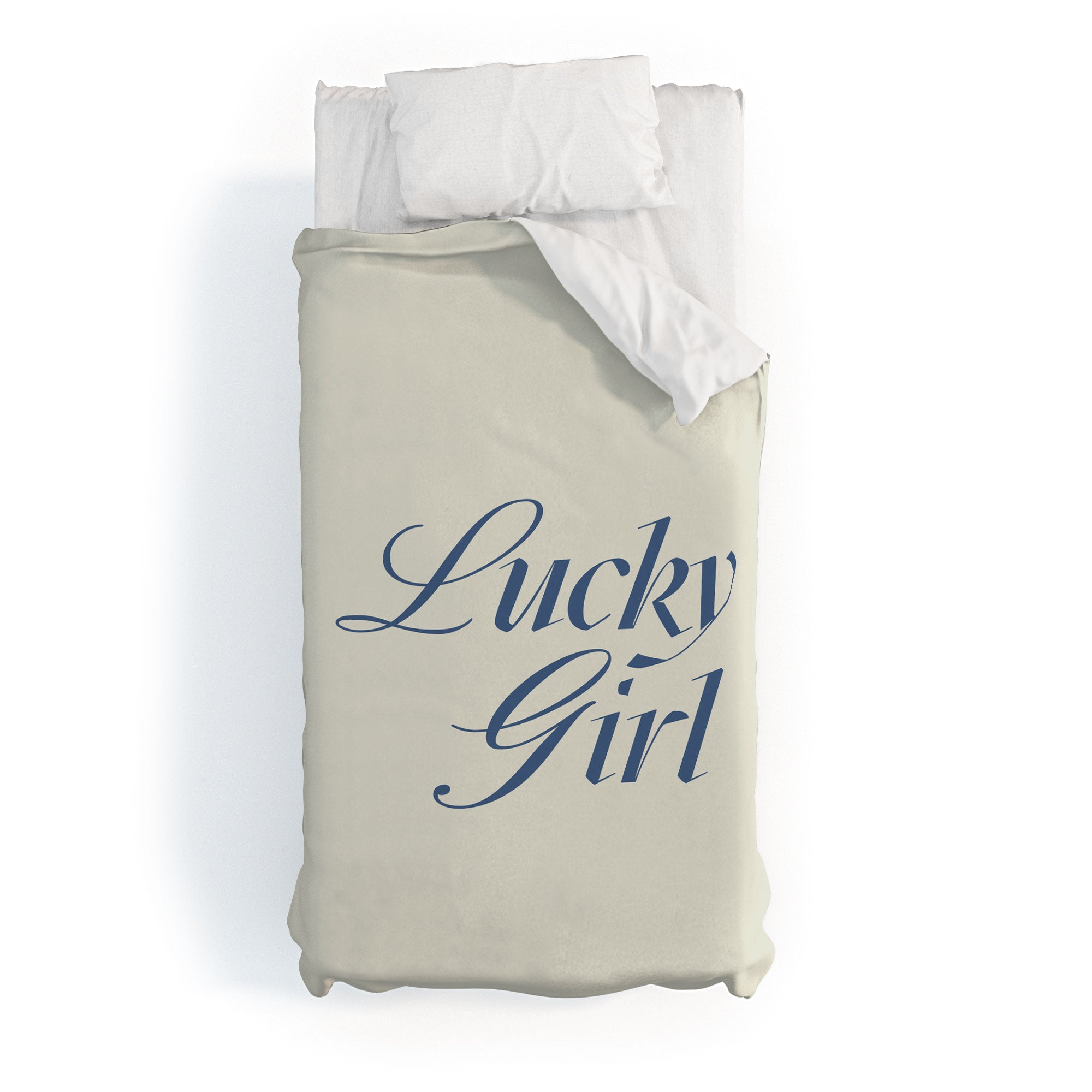 les muses lucky girl Duvet Cover