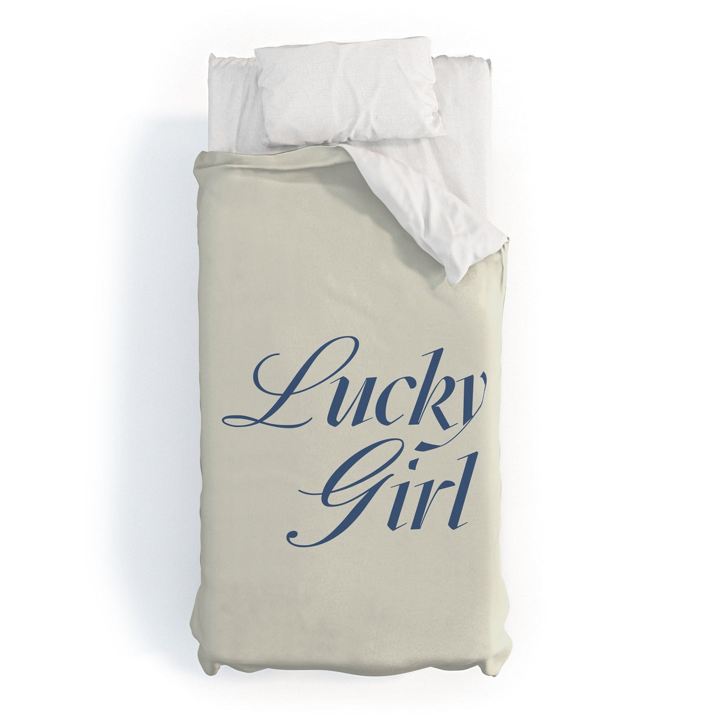 les muses lucky girl Duvet Cover