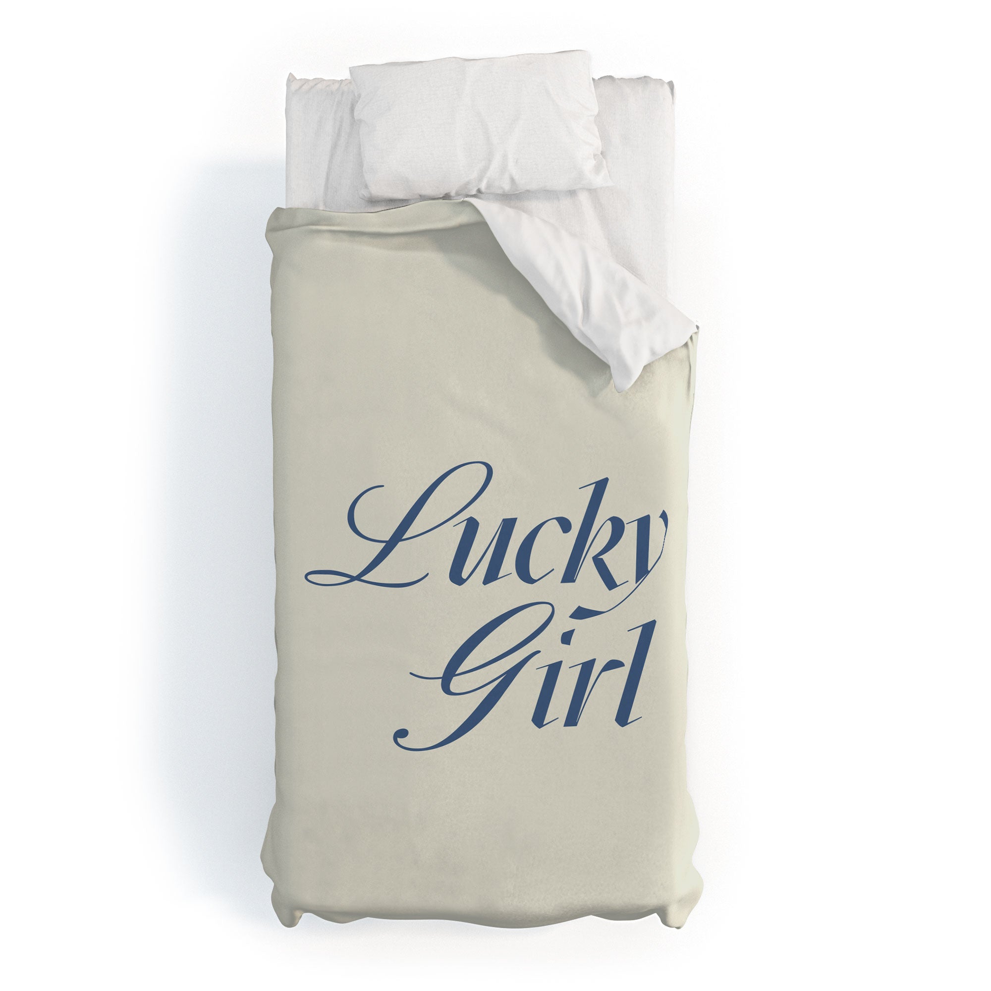 les muses lucky girl Duvet Cover