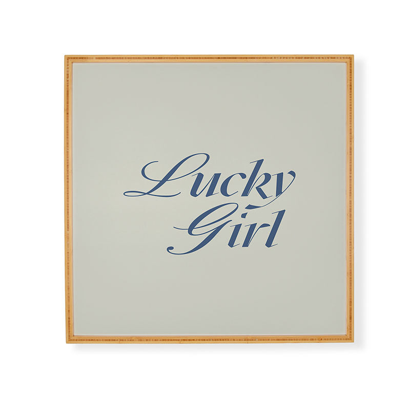 les muses lucky girl Framed Wall Art