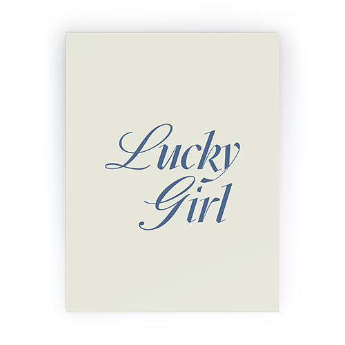 les muses lucky girl Mini Art Print