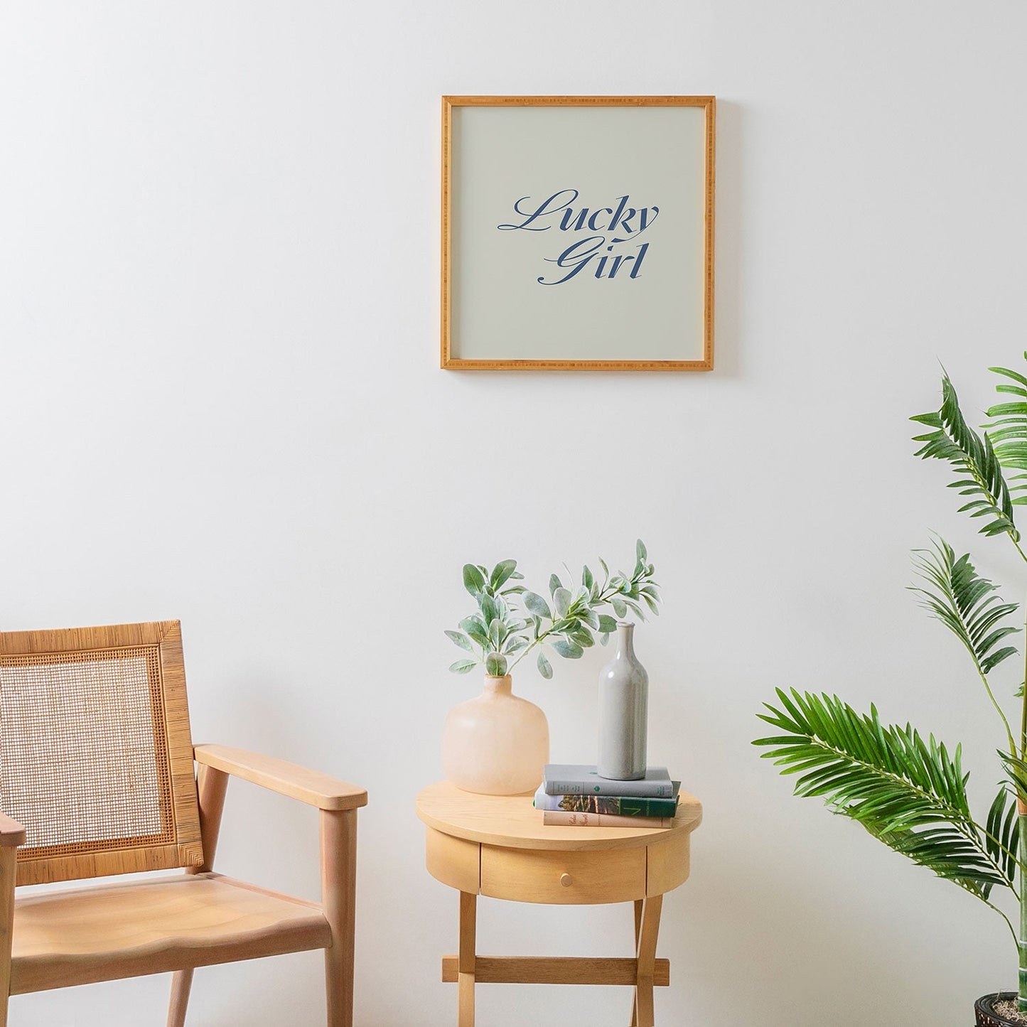 les muses lucky girl Framed Wall Art