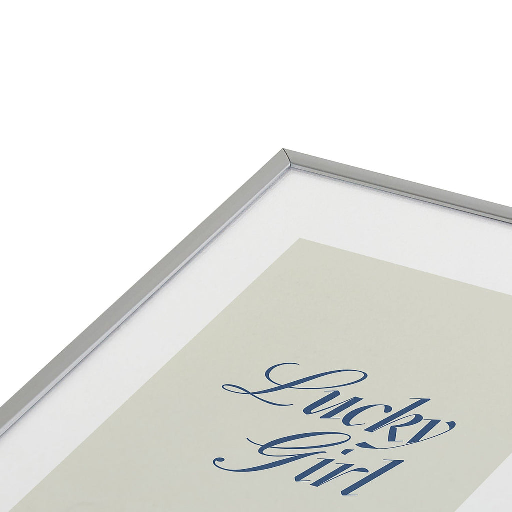 les muses lucky girl Metal Framed Art Print