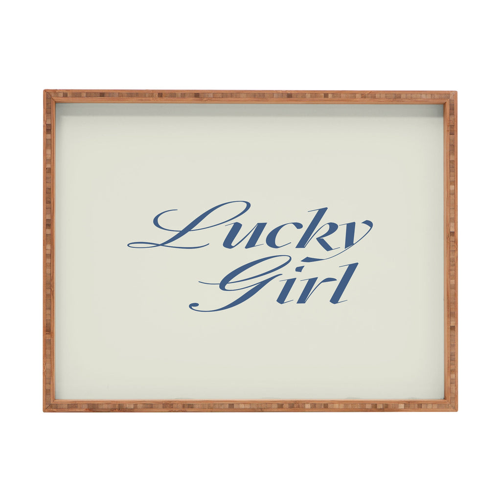 les muses lucky girl Rectangular Tray