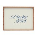 les muses lucky girl Rectangular Tray