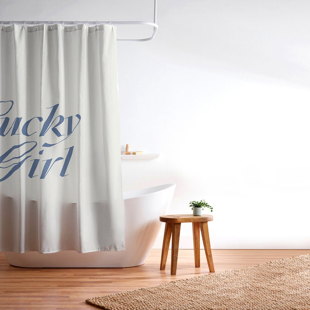 les muses lucky girl Shower Curtain