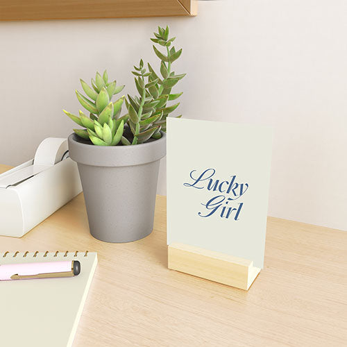 les muses lucky girl Mini Art Print