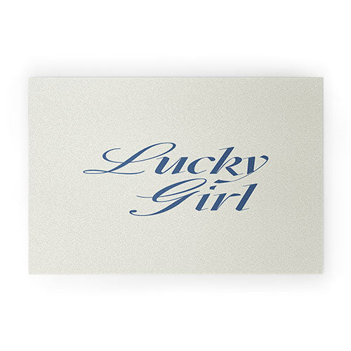 les muses lucky girl Welcome Mat