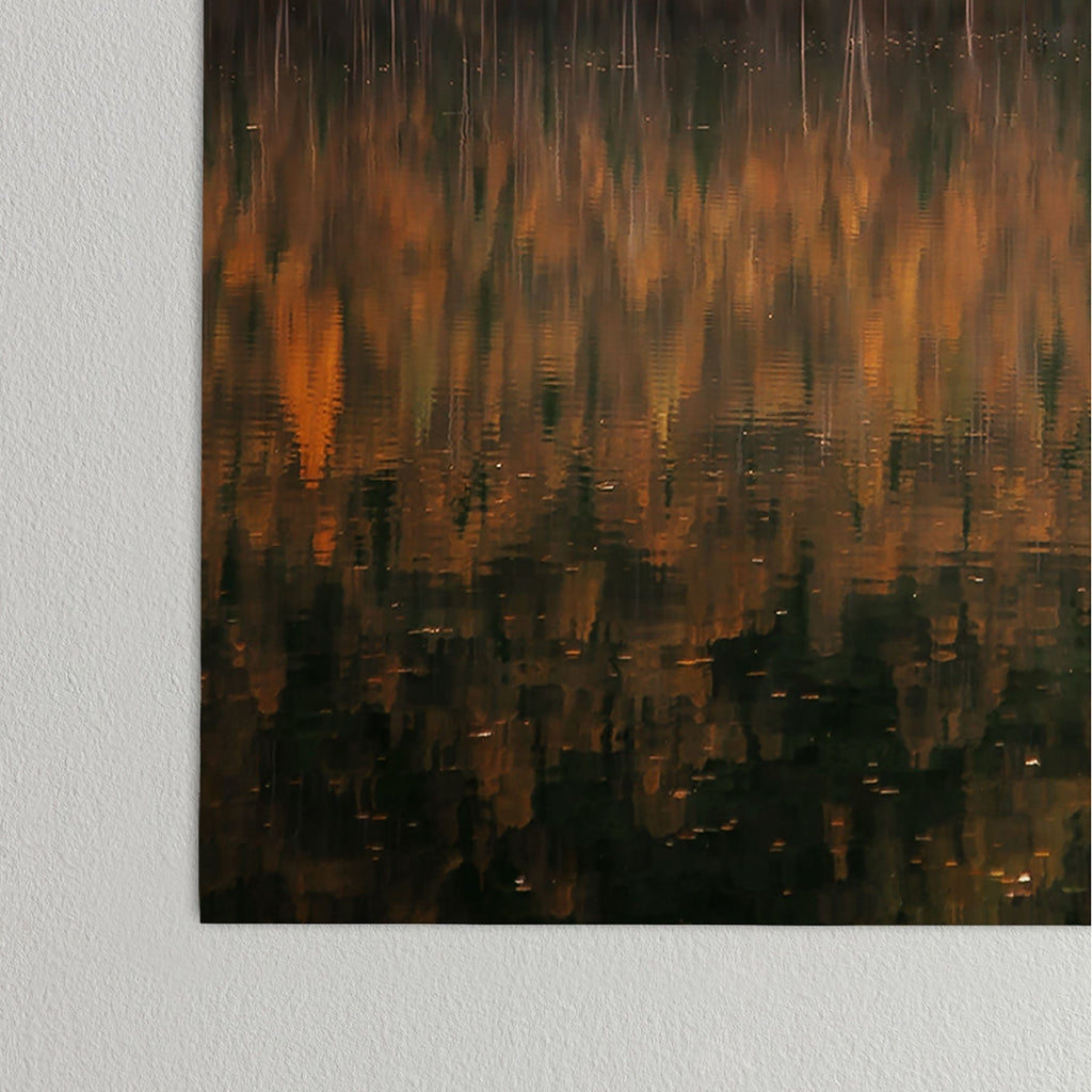 Hannah Kemp Fall Lake Poster