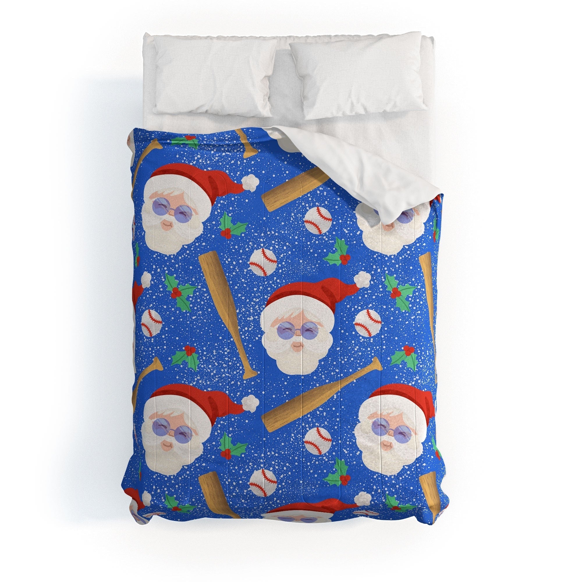 Design by Spark Sporty Baseball Santa Comforter