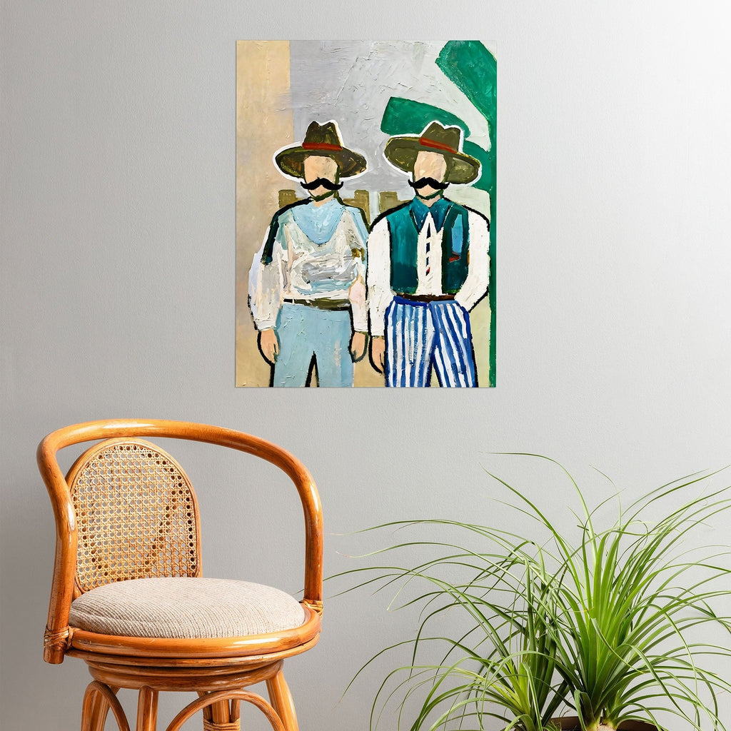 83 Oranges Side By Side Cowboy Edition Poster
