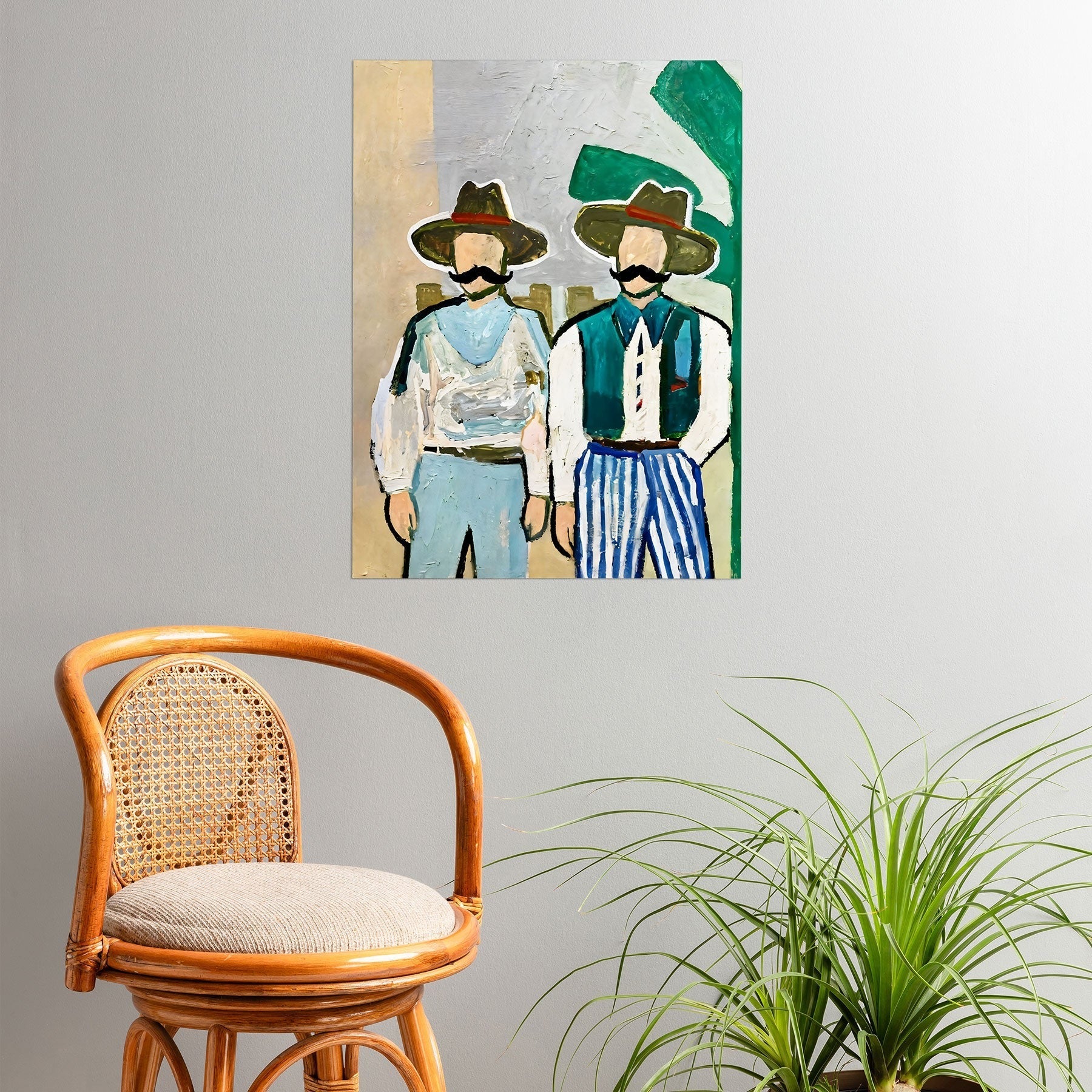 83 Oranges Side By Side Cowboy Edition Poster