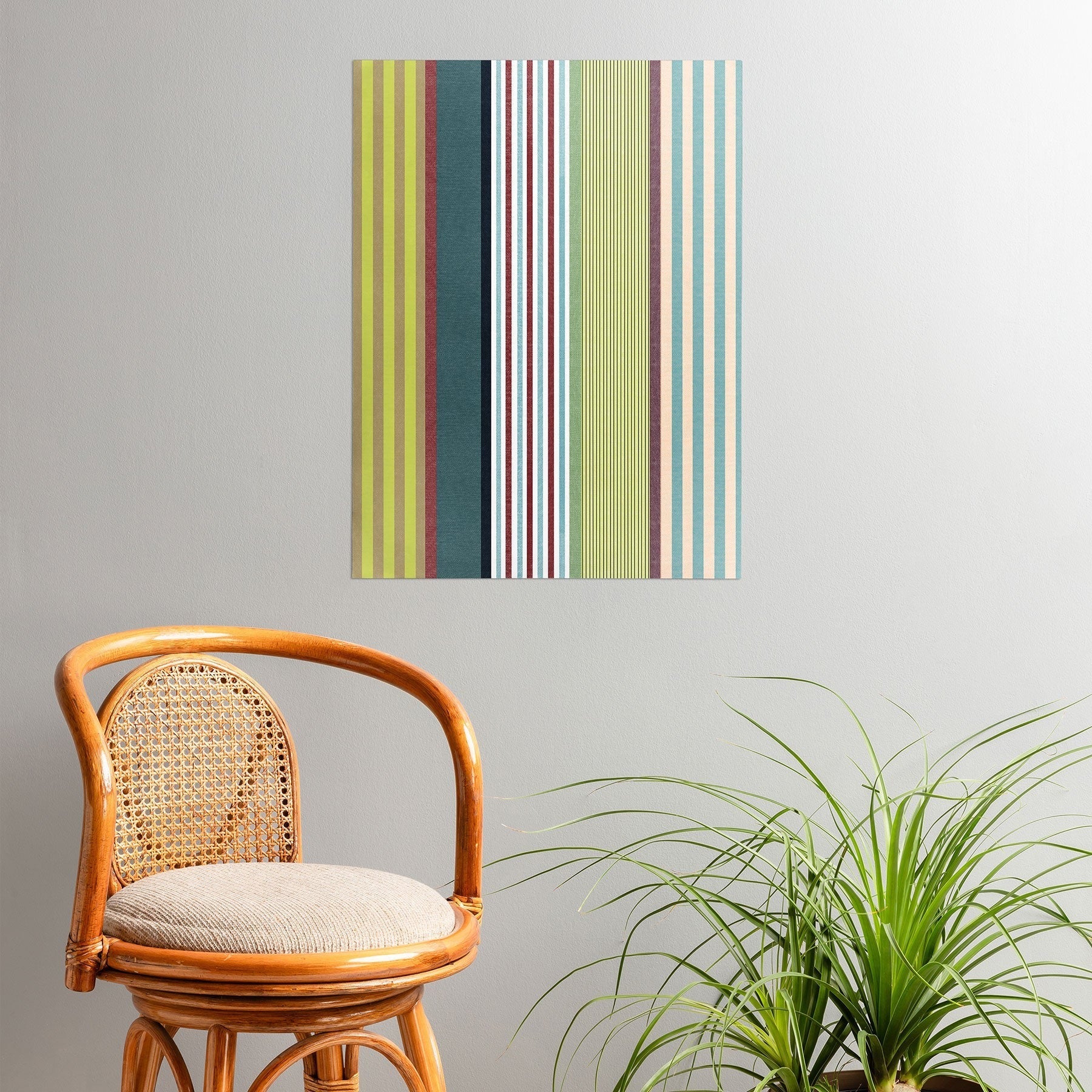 Marta Barragan Camarasa Colorful Stripe Delight Poster