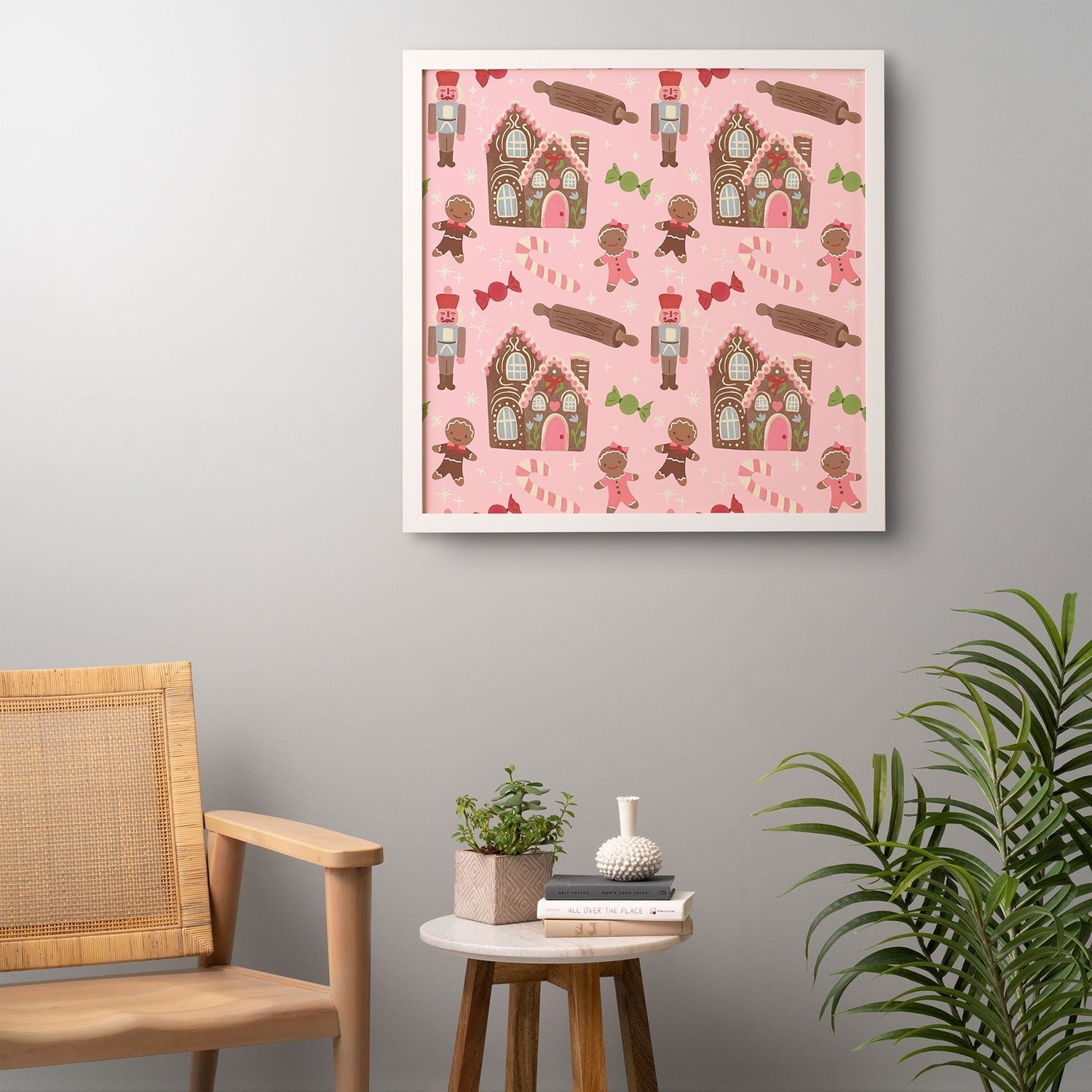 carriecantwell Sweet Christmas Holidays Framed Wall Art