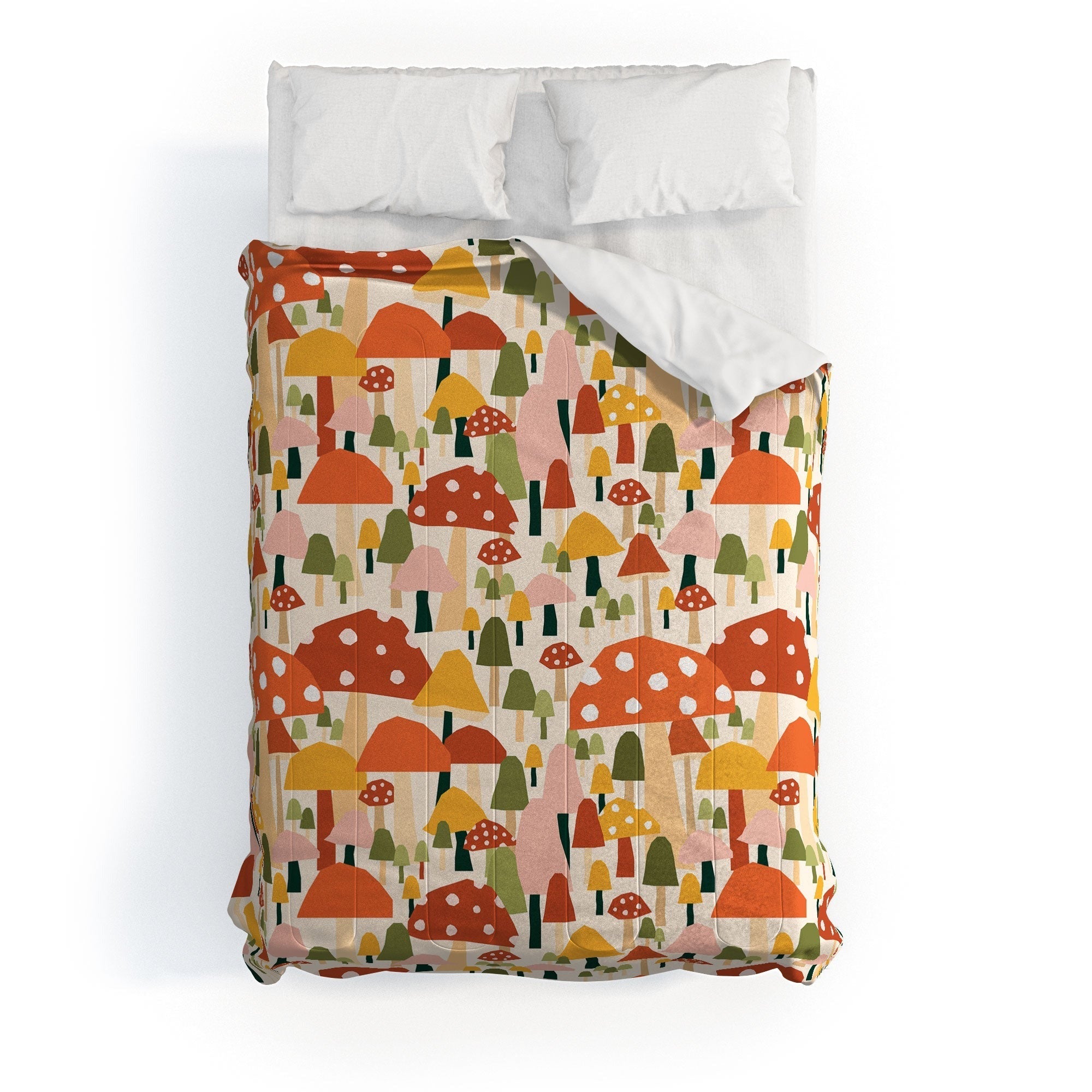 Valeria Frustaci autumnal mushrooms Comforter