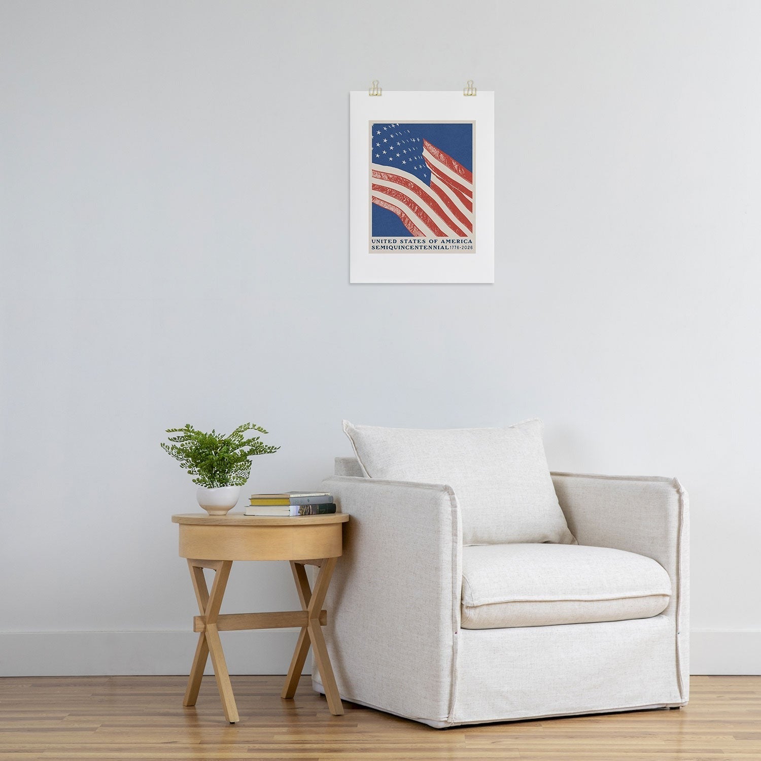 DENY Designs Stars n Stripes Semiquincentennial Art Print