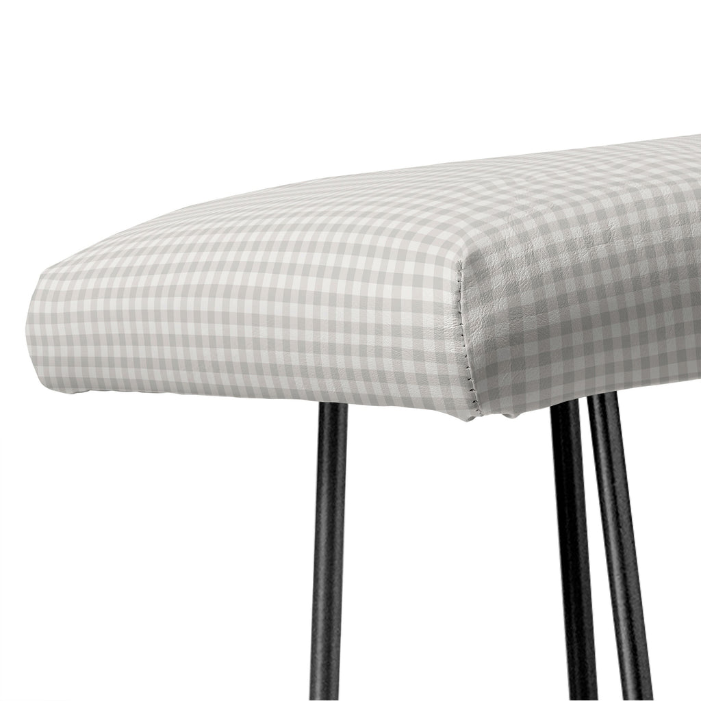 Colour Poems Gingham Plaid Pattern Cloud White Bench