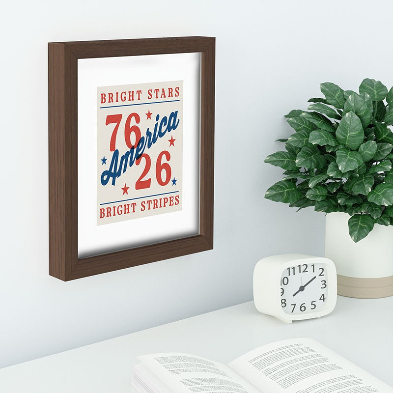 DENY Designs Bright Stars Bright Stripes Recessed Framing Rectangle