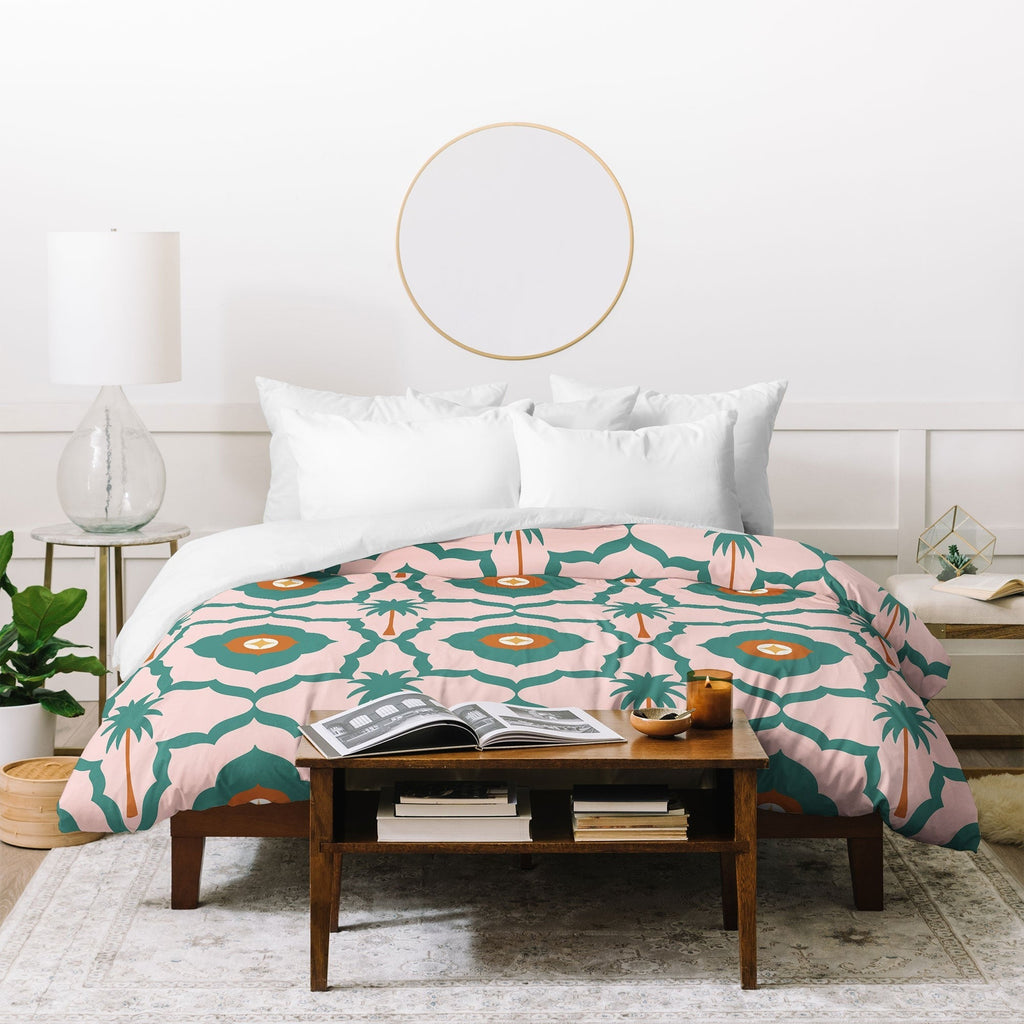 Design by Spark Mid Mod Palm Springs Duvet Cover