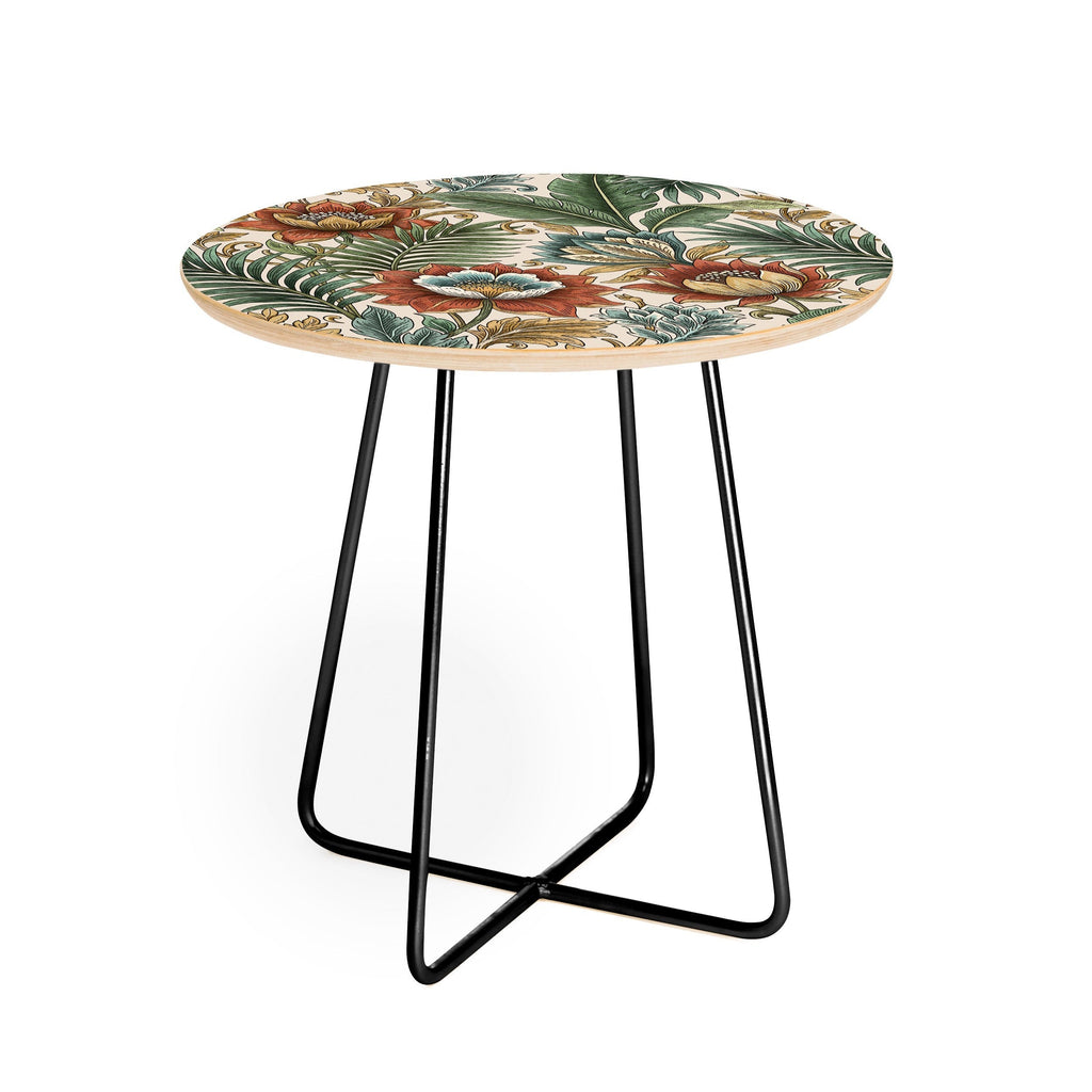 Marta Barragan Camarasa Retro Jungle Garden Round Side Table