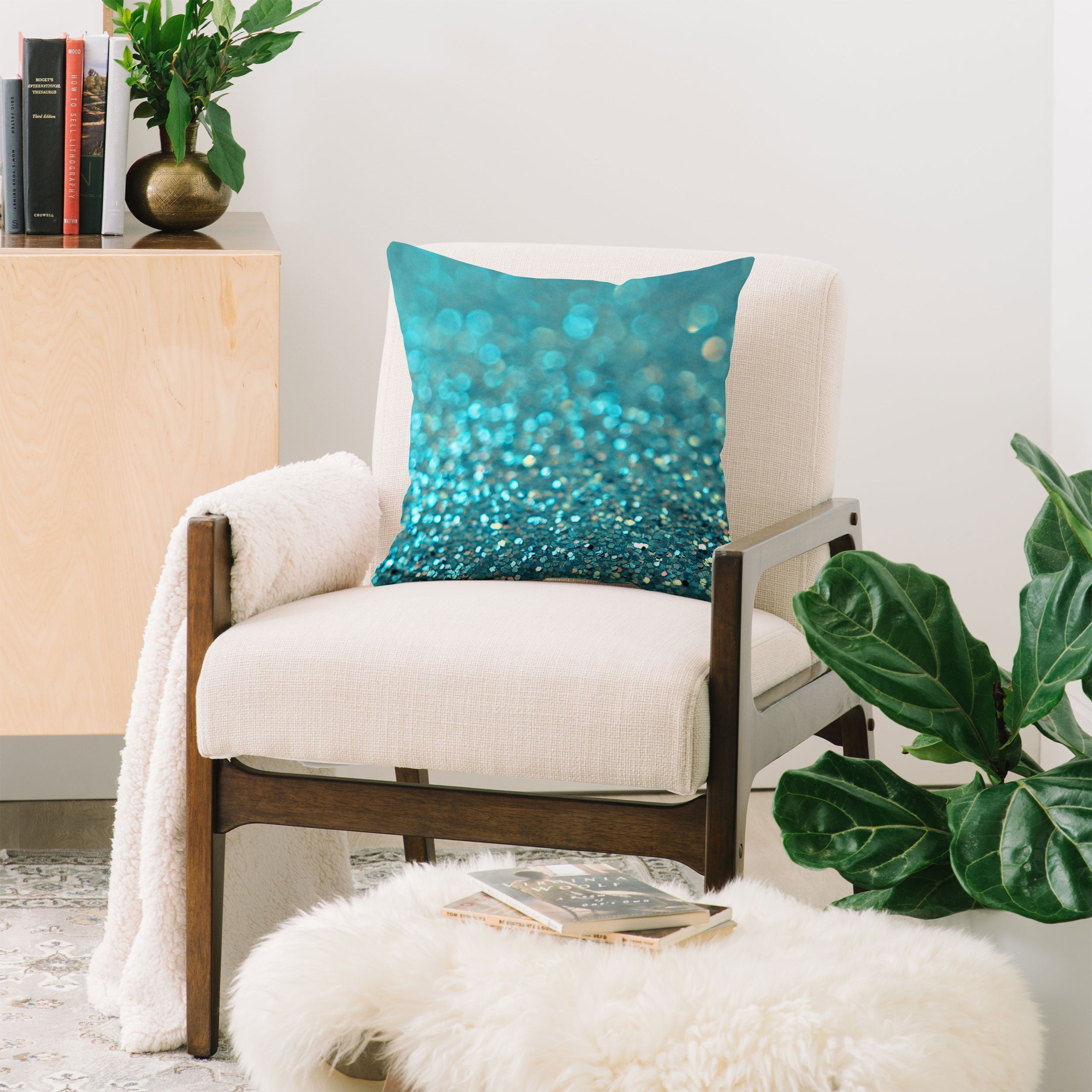 Lisa Argyropoulos Aquios Throw Pillow