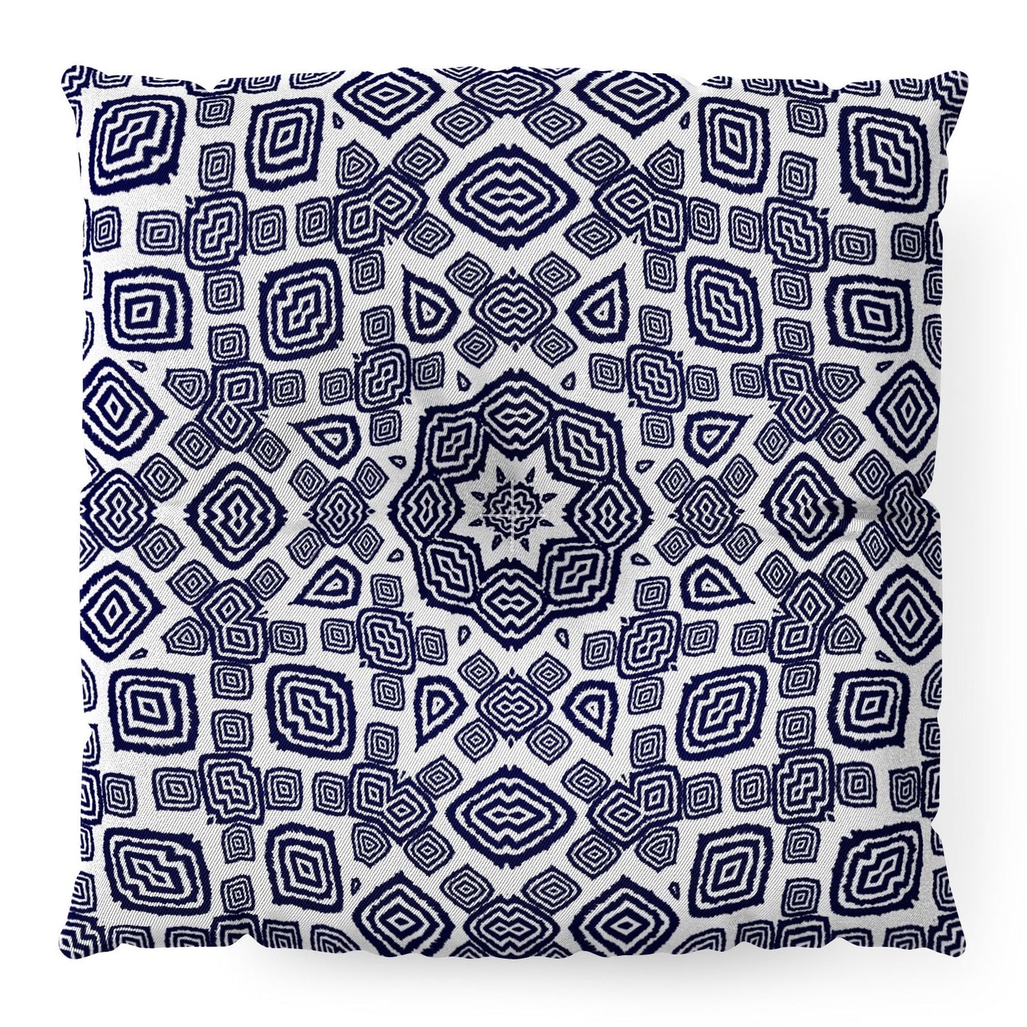Lisa Argyropoulos Athena Indigo Floor Pillow Square