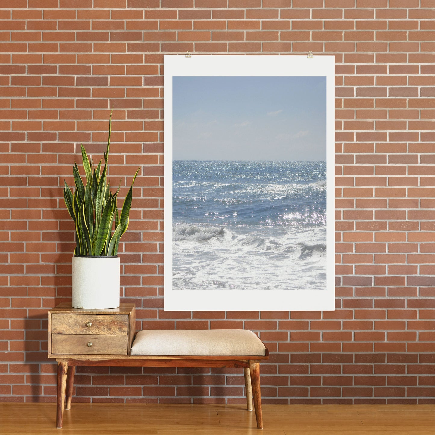 Lisa Argyropoulos Crystal Blue Art Print