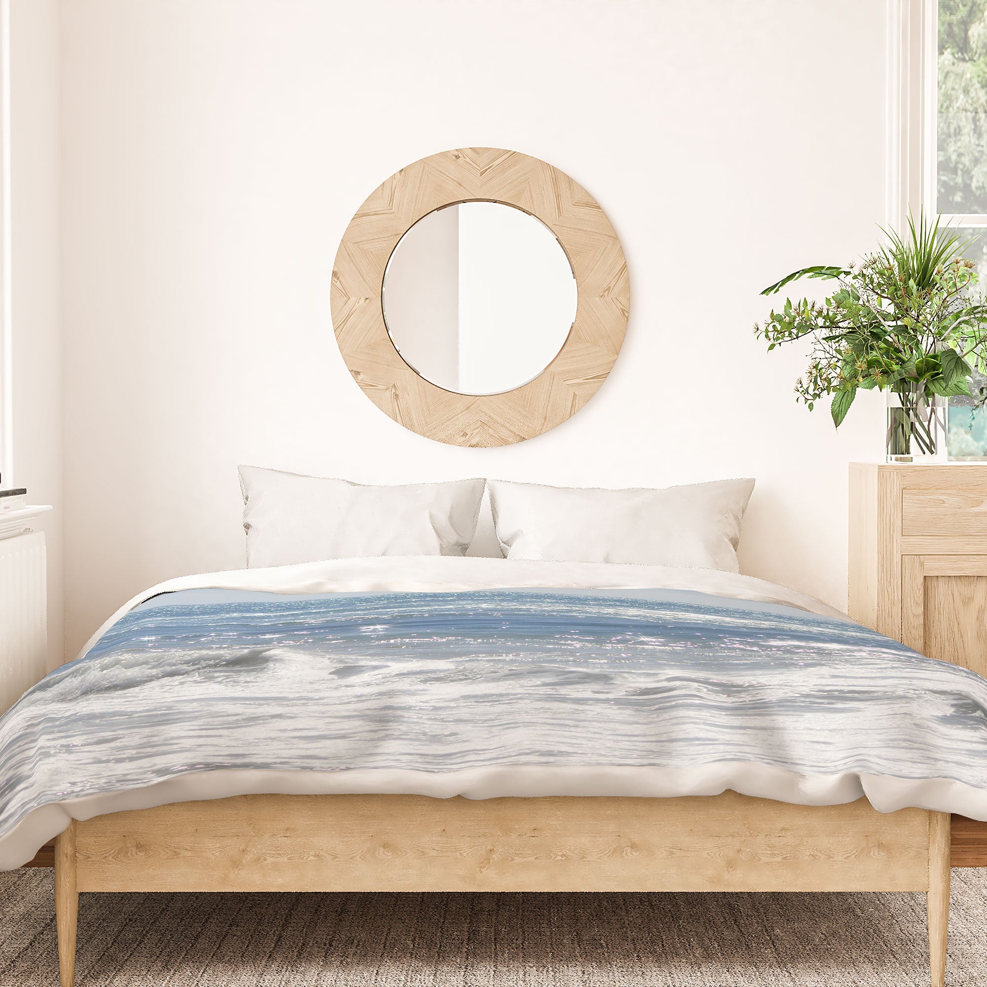 Lisa Argyropoulos Crystal Blue Duvet Cover