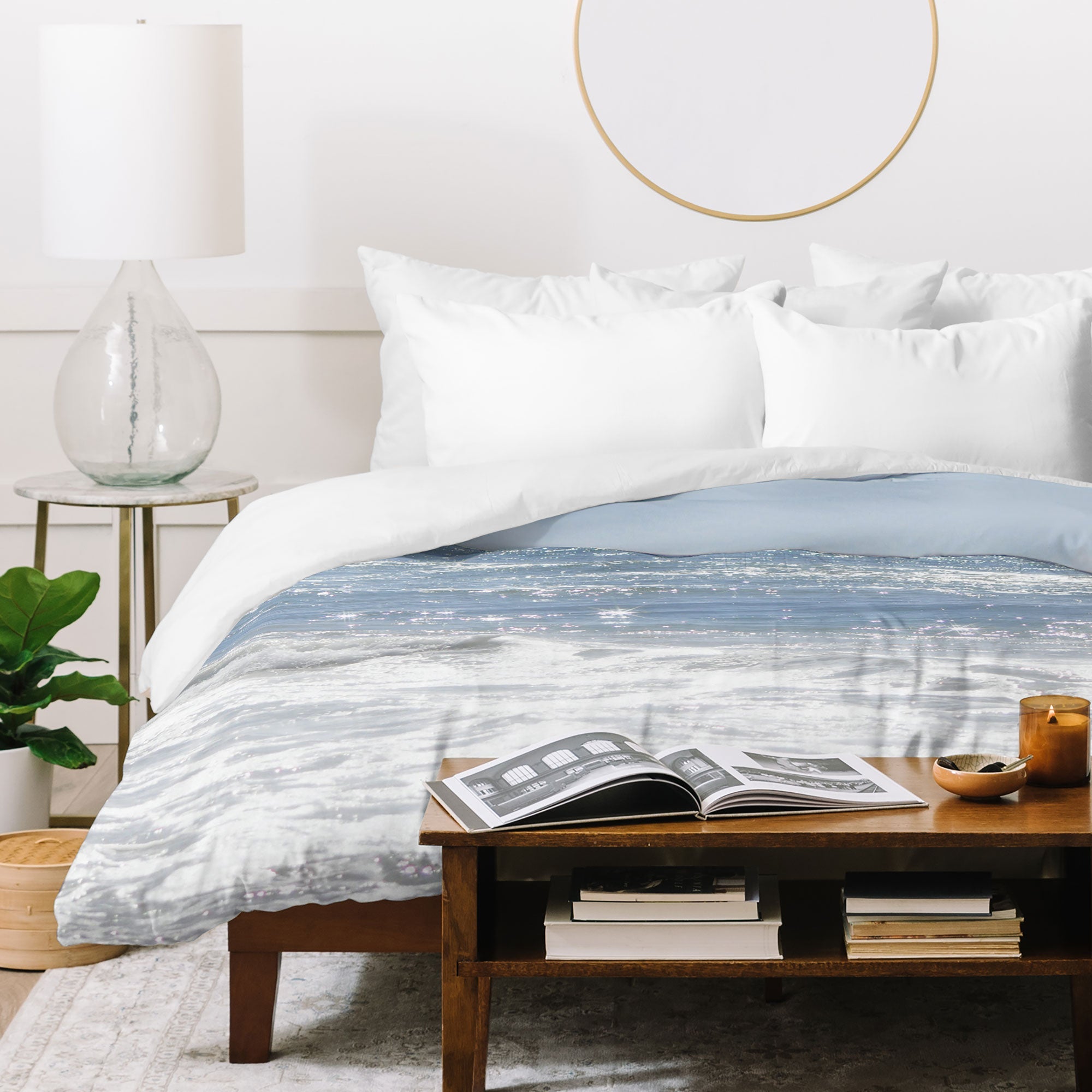 Lisa Argyropoulos Crystal Blue Duvet Cover