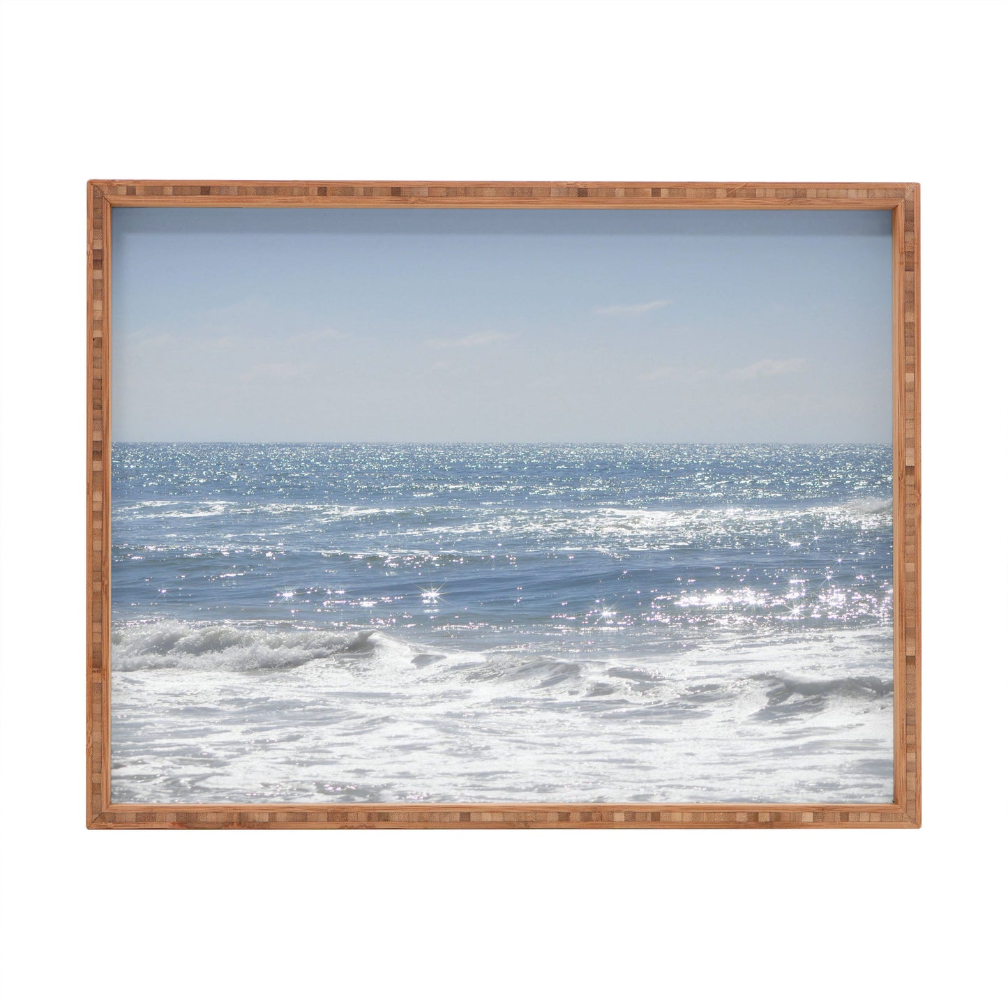 Lisa Argyropoulos Crystal Blue Rectangular Tray