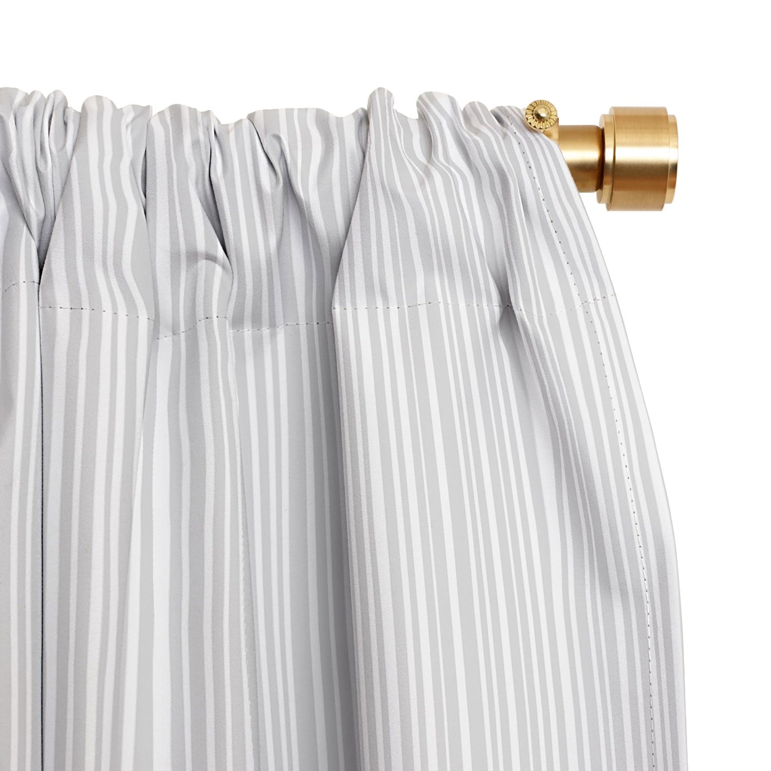Lisa Argyropoulos Dove Stripe Blackout Window Curtain