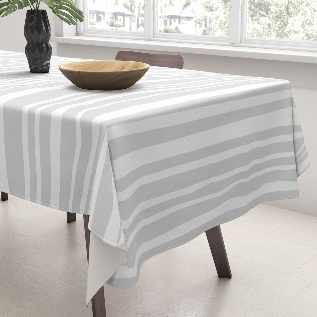 Lisa Argyropoulos Dove Stripe Tablecloth