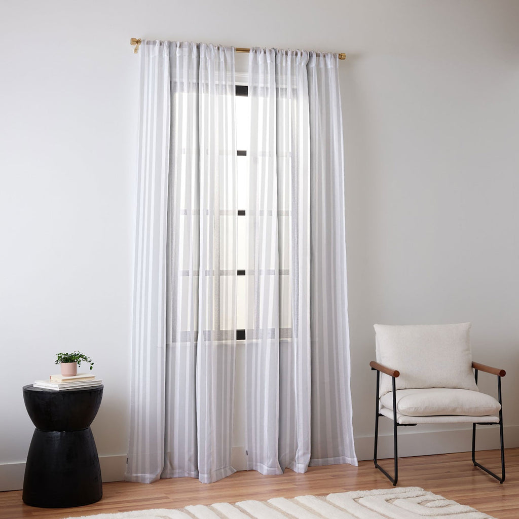 Lisa Argyropoulos Dove Stripe Sheer Non Repeat
