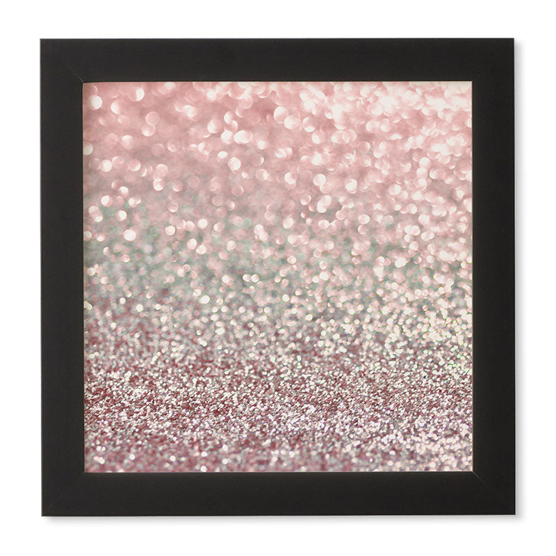 Lisa Argyropoulos Girly Pink Snowfall Framed Wall Art